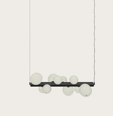 Подвесной светильник Aromas del Campo Подвесной светильник Lera черный металл/белое стекло арт. 201653