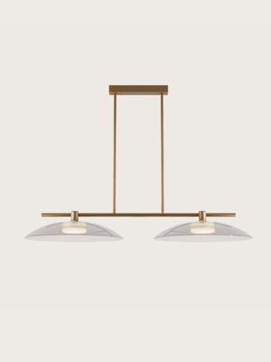 Подвесной светильник Aromas del Campo Подвесной светильник Betty C1338/2 золотой металл/прозрачное стекло арт. 264703