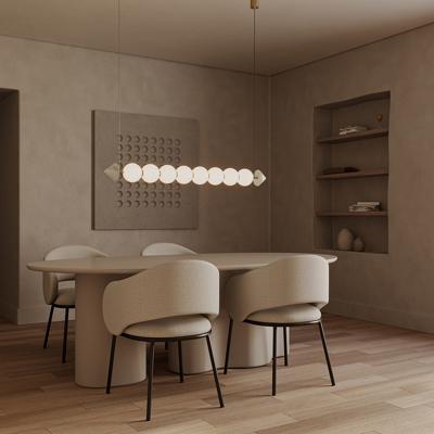 Подвесной светильник Aromas del Campo Подвесной светильник Soko золотой металл/белый мрамор арт. 254085