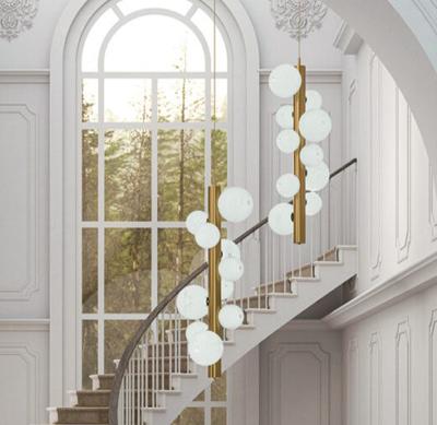 Подвесной светильник Aromas del Campo Подвесной светильник Lera золотой металл/опаловое стекло арт. 201655