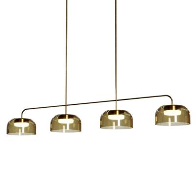 Подвесной светильник Aromas del Campo Подвесной светильник Ipon 4L золотой металл / стекло Smoked Amber арт. 216192