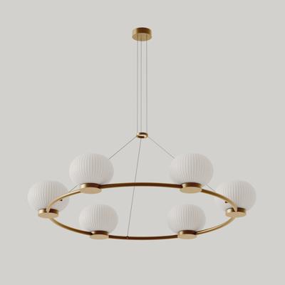 Подвесной светильник Aromas del Campo Люстра Irzo 6 состаренное золото арт. 481503