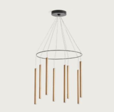 Подвесной светильник Aromas del Campo Люстра Mika Multi 8L бронзовый арт. 091520