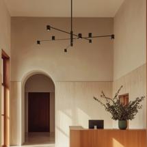 Подвесной светильник Aromas del Campo Подвесной светильник Tea XL черный металл/черный мрамор арт. 434563