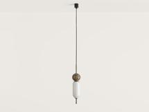 Подвесной светильник Aromas del Campo Подвес Anet бронзовый металл - коричневый мрамор арт. 092080