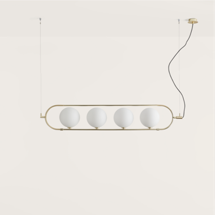 Подвесной светильник Aromas del Campo Подвесной светильник Abbacus латунь 4L арт. 065917