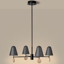 Подвесной светильник Aromas del Campo Люстра Stor 5L отделка травертин арт. 280269