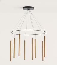 Подвесной светильник Aromas del Campo Люстра Mika Multi 8L золотой арт. 035965