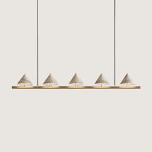 Подвесной светильник Aromas del Campo Подвесной светильник Anza 5L золотой металл/белый мрамор арт. 254105