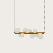 Подвесной светильник Aromas del Campo Подвесной светильник Lera золотой металл/опаловое стекло арт. 201655