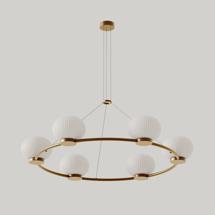 Подвесной светильник Aromas del Campo Люстра Irzo 6 состаренное золото арт. 481503