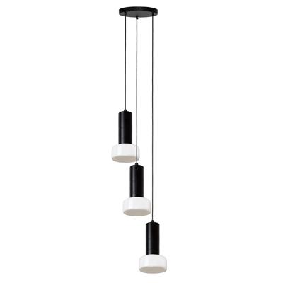 Подвесной светильник Bergenson Bjorn Светильник подвесной каскадный fungus, D15х25 см, 3 плафона, белый/черный арт. BB0000717