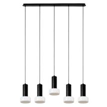 Подвесной светильник Bergenson Bjorn Светильник подвесной каскадный fungus, D15х25 см, 5 плафонов, белый/черный арт. BB0000718