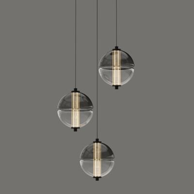 Подвесной светильник Delight Collection Подвесной светильник MD24022079-3A black/smoky арт. MD24022079-3A black/smoky