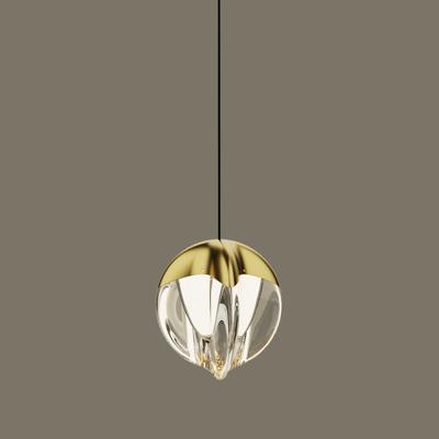 Подвесной светильник Delight Collection Подвесной светильник MD24001033-1A gold/clear арт. MD24001033-1A gold/clear