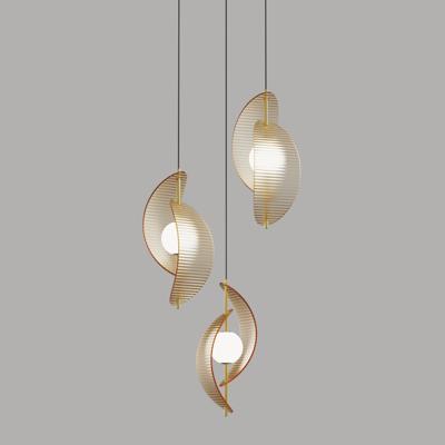 Подвесной светильник Delight Collection Подвесной светильник MD24030035-3A brass/amber арт. MD24030035-3A brass/amber