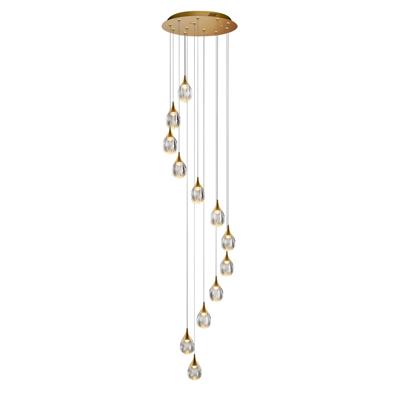 Подвесной светильник Delight Collection Подвесной светильник MD24001004-12A gold/clear арт. MD24001004-12A gold/clear