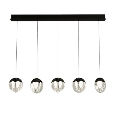 Подвесной светильник Delight Collection Подвесной светильник MD24001033-5B black/clear арт. MD24001033-5B black/clear