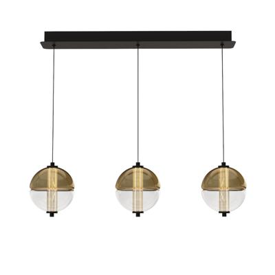 Подвесной светильник Delight Collection Подвесной светильник MD24022079-3B black/amber арт. MD24022079-3B black/amber