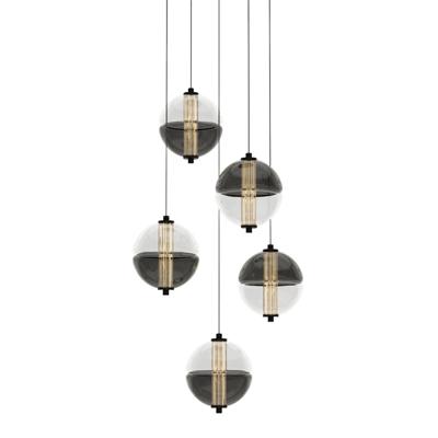 Подвесной светильник Delight Collection Подвесной светильник MD24022079-5A black/smoky арт. MD24022079-5A black/smoky