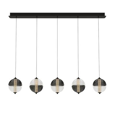 Подвесной светильник Delight Collection Подвесной светильник MD24022079-5B black/smoky арт. MD24022079-5B black/smoky