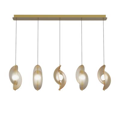 Подвесной светильник Delight Collection Подвесной светильник MD24030035-5B brass/amber арт. MD24030035-5B brass/amber