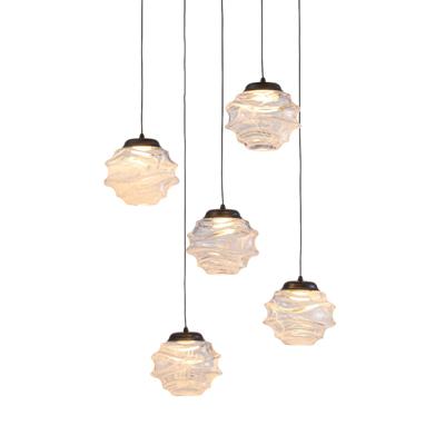 Подвесной светильник Delight Collection Подвесной светильник MD25030003-5A matt black/clear арт. MD25030003-5A matt black/clear