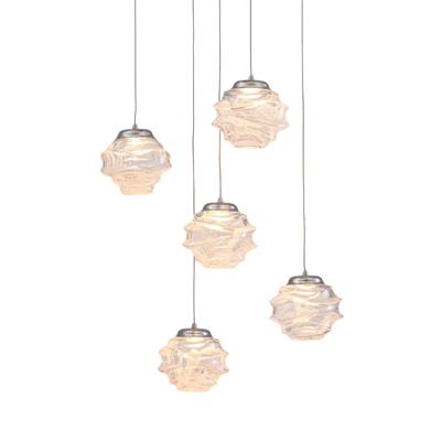 Подвесной светильник Delight Collection Подвесной светильник MD25030003-5A chrome/clear арт. MD25030003-5A chrome/clear