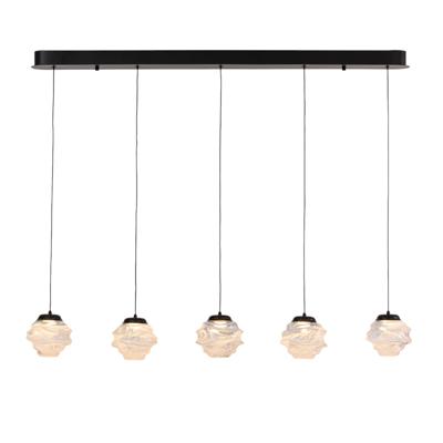 Подвесной светильник Delight Collection Подвесной светильник MD25030003-5B matt black/clear арт. MD25030003-5B matt black/clear