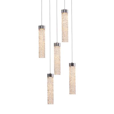 Подвесной светильник Delight Collection Подвесной светильник MD24030028-5A chrome/clear арт. MD24030028-5A chrome/clear