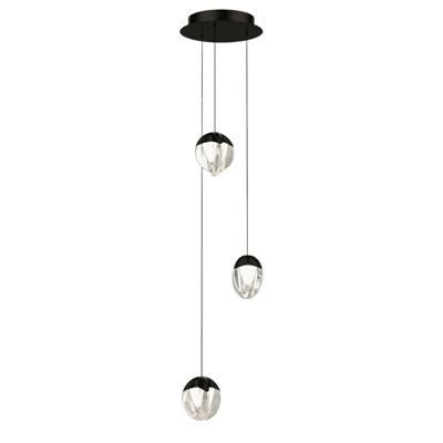 Подвесной светильник Delight Collection Подвесной светильник MD24001033-3A black/clear арт. MD24001033-3A black/clear