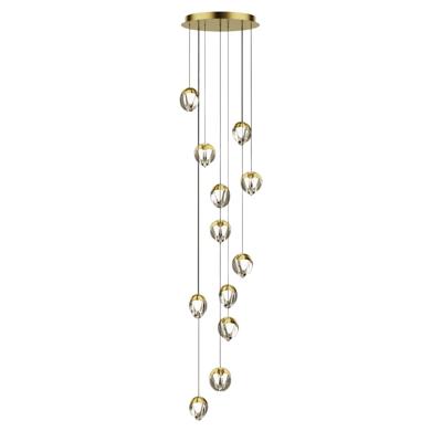 Подвесной светильник Delight Collection Подвесной светильник MD24001033-12A gold/clear арт. MD24001033-12A gold/clear