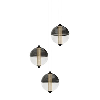 Подвесной светильник Delight Collection Подвесной светильник MD24022079-3A black/smoky арт. MD24022079-3A black/smoky