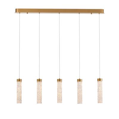 Подвесной светильник Delight Collection Подвесной светильник MD24030028-5B brass/clear арт. MD24030028-5B brass/clear