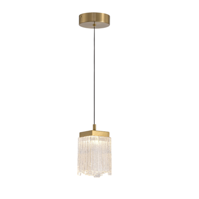 Подвесной светильник Delight Collection Подвесной светильник MD25020403-1A2 Satin gold, LED/6.4W, 3000K dimmable арт. MD25020403-1A2 satin gold