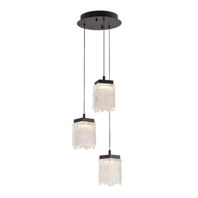 Подвесной светильник Delight Collection Подвесной светильник MD25020403-3A1 Matt black, LED/16.4W, 3000K dimmable арт. MD25020403-3A1 matt black
