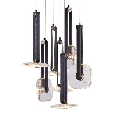 Подвесной светильник Delight Collection Подвесной светильник OD2553-7 black/clear арт. OD2553-7 black/clear
