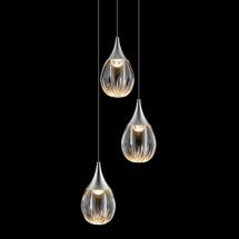 Подвесной светильник Delight Collection Подвесной светильник MD24001004-3A chrome/clear арт. MD24001004-3A chrome/clear