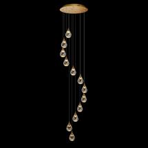 Подвесной светильник Delight Collection Подвесной светильник MD24001004-12A gold/clear арт. MD24001004-12A gold/clear