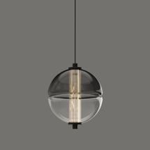 Подвесной светильник Delight Collection Подвесной светильник MD24022079-1A black/smoky арт. MD24022079-1A black/smoky