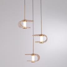 Подвесной светильник Delight Collection Подвесной светильник MD24020901-3A gold/cognac арт. MD24020901-3A gold/cognac