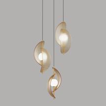 Подвесной светильник Delight Collection Подвесной светильник MD24030035-3A brass/amber арт. MD24030035-3A brass/amber