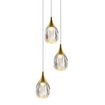 Подвесной светильник Delight Collection Подвесной светильник MD24001004-3A gold/clear арт. MD24001004-3A gold/clear