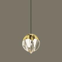 Подвесной светильник Delight Collection Подвесной светильник MD24001033-1A gold/clear арт. MD24001033-1A gold/clear