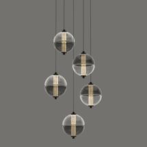 Подвесной светильник Delight Collection Подвесной светильник MD24022079-5A black/smoky арт. MD24022079-5A black/smoky