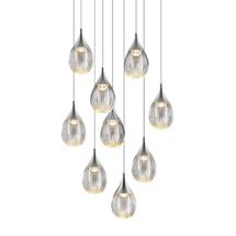 Подвесной светильник Delight Collection Подвесной светильник MD24001004-9A chrome/clear арт. MD24001004-9A chrome/clear