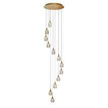 Подвесной светильник Delight Collection Подвесной светильник MD24001004-12A gold/clear арт. MD24001004-12A gold/clear