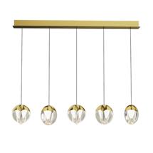 Подвесной светильник Delight Collection Подвесной светильник MD24001033-5B gold/clear арт. MD24001033-5B gold/clear
