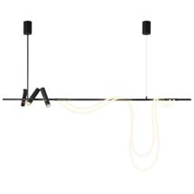 Подвесной светильник Delight Collection Подвесной светильник 7242P/L1200 black/white арт. 7242P/L1200 black/white