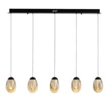 Подвесной светильник Delight Collection Подвесной светильник MD25090022-5B matt black/champagne арт. MD25090022-5B matt black/champagne